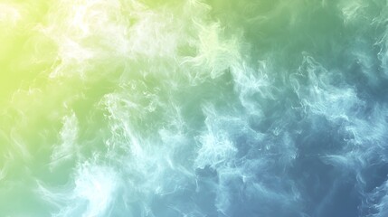 Wall Mural - Soft Gradient Background in Green and Blue Tones