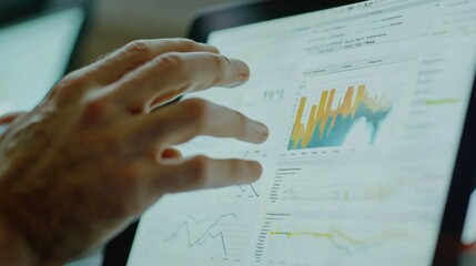 Poster - Business Analytics on Tablet with Data Visualization