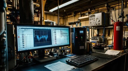 Poster - Computer Setup in Modern Industrial Laboratory Environment