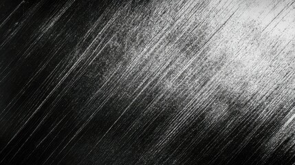 Poster - Creating textures glossy metallic surface with fine scratches abstract studio close-up visual art