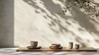 © Richafuji - Minimalist Still Life with Ceramics and Sunlight.