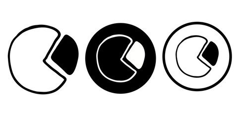 Infographics vectors icon set