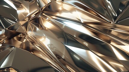 Poster - abstract image of a metallic surface with a shiny and reflective finish. the surface is made up of g