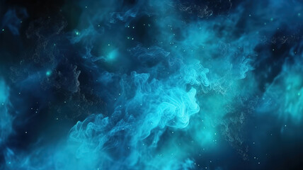 Aufkleber - Amazing Top view of the sea with neon glow and rocks