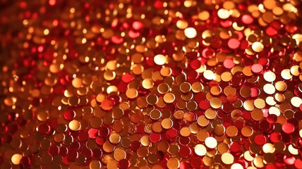 Poster - Eye catching Glitter background. Sparkling sequin in moving light