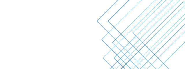 Poster - White minimal blue line design. Baseness technology concept Design. Future graphic geometric design. Geometry texture futuristic decoration. Minimal lines futuristic tech background