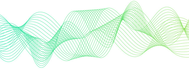 Poster - Abstract colourful wave line transparent background modern stream wave background and curve lines. Curved wavy lines tech futuristic motion background. Frequency sound wave and lines