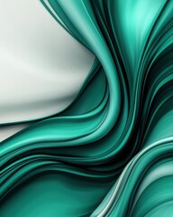 Fototapete - Fluid abstract design digital art modern environment close-up creative concept