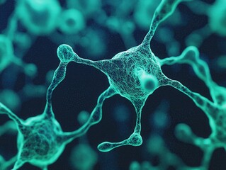 Poster - Exploring neurons and synapses laboratory scientific image microenvironment close-up neurobiology