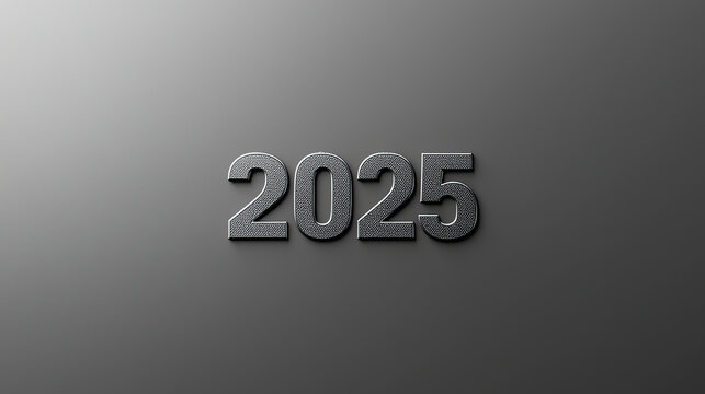 2025 - Two thousand twenty-five, elegant typeface