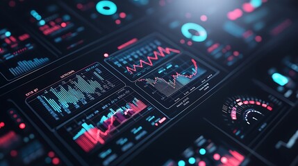 Poster - Data Visualization and Analytics Dashboard Concept