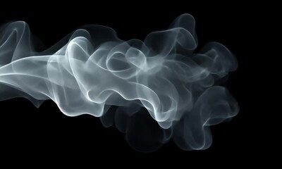 Canvas Print - Abstract Smoke Photography