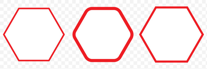 Poster - octagon shape icon illustration vector graphic color editable. eps 10.