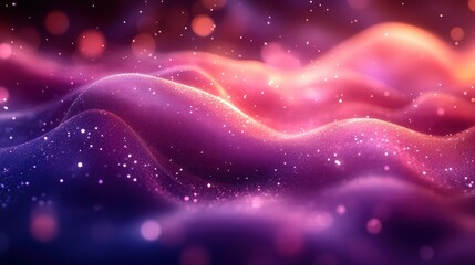 Poster - Abstract Valentine background with vibrant pink and purple gradients, artistic flair