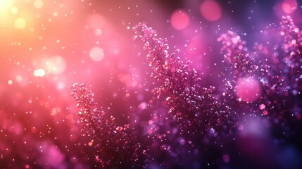 Poster - Abstract Valentine background with vibrant pink and purple gradients, artistic flair