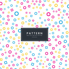 Poster - Colorful Abstract Geometric Shapes Vector