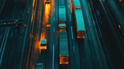 Poster - A transportation company working with AI to automate fleet management.