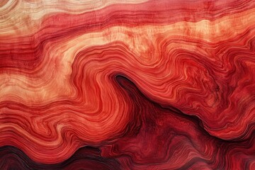 Aufkleber - Abstract Red and Brown Wood Grain Pattern
