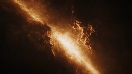Wall Mural - Seamless galaxy exploration in a loop through outer space to the glowing Milky Way galaxy