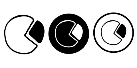 Infographics vectors icon set