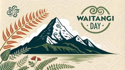 Waitangi day celebration: cultural heritage and nature-inspired design