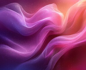 Poster - Abstract Glittering Purple and Pink Swirling Background