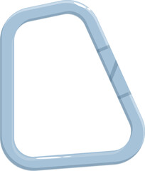 Poster - Secure metallic carabiner ensuring safety during climbing and mountaineering