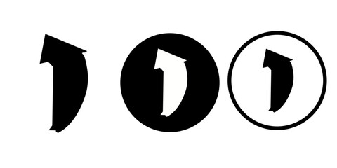 Infographics vectors icon set