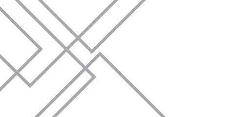 Fototapete - grey geometric overlapping arrows seamless pattern. modern white transparent material in triangle te