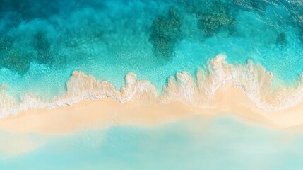 Poster - The ocean is calm and the water is blue