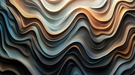 Aufkleber - The image is a colorful abstract painting of a wave