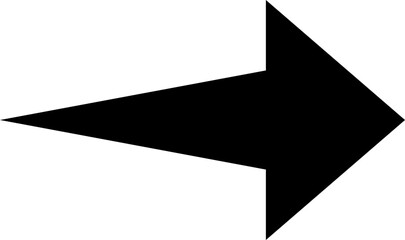 Poster - black arrow direction