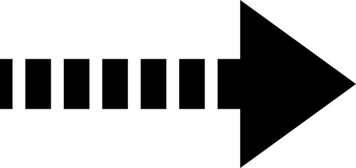 Poster - black arrow direction