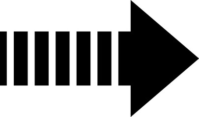Poster - black arrow direction