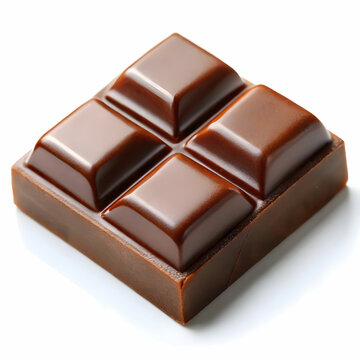 choclate in white background