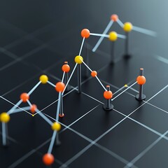 Poster - Data Visualization with Colorful 3D Chart Elements