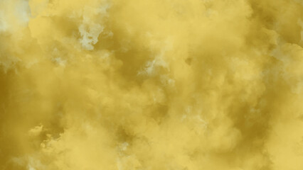 Wall Mural - Abstract backdrop painted in soft yellow watercolor. Modern paint yellow watercolor texture background