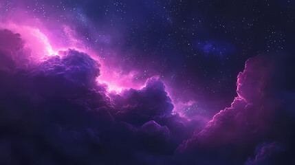 Wall Mural - milky way at night. galactic. illustration