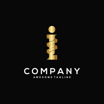 Letter I logo design for your business