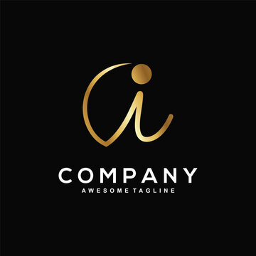 Letter I logo design for your business