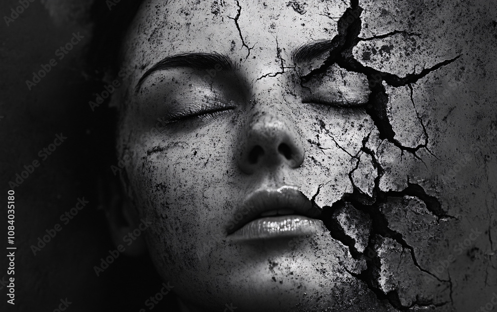 Surreal and Symbolic Artwork of Cracked