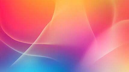 Poster - Colorful abstract background with gradient effect orange, pink, and blue.