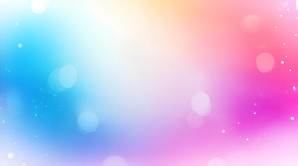 Poster - colorful abstract background with gradient effect pink, blue, and yellow.