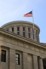 The Ohio Statehouse - located in Columbus, Ohio, is the house of government for the state of Ohio. The Greek Revival building houses the Ohio General Assembly & the ceremonial offices of the governor