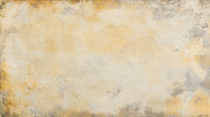 Poster - Old beige wall showing signs of age and weathering creating a beautiful textured background, perfect for design projects needing a vintage or rustic feel