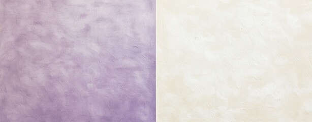 Poster - Stunning purple and beige decorative plaster background with smooth and rough texture, perfect for elegant design projects