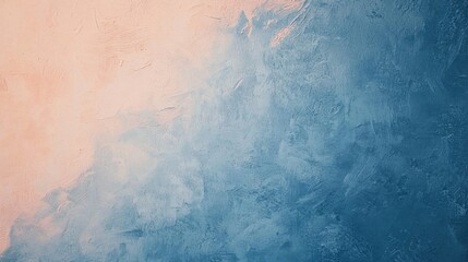 Poster - Gradient decorative plaster texture transitioning from pink to blue, offering a versatile background for various design projects