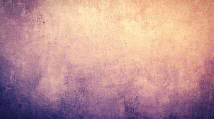 Poster - Gradient background featuring a concrete wall with a beige top and purple bottom, showcasing texture and color variation