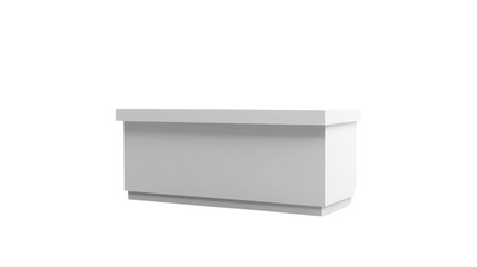 Poster - White Promo Counter Mockup