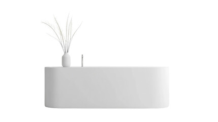 Poster - White Promo Counter Mockup